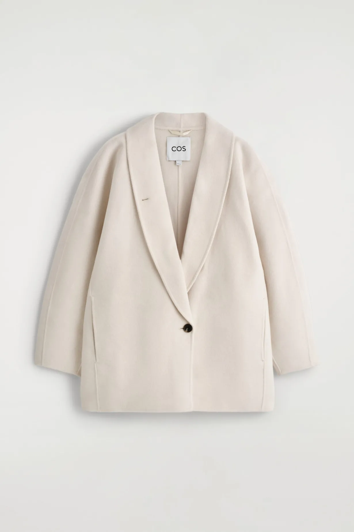 CABANJACKE AUS DOUBLEFACE-WOLLE