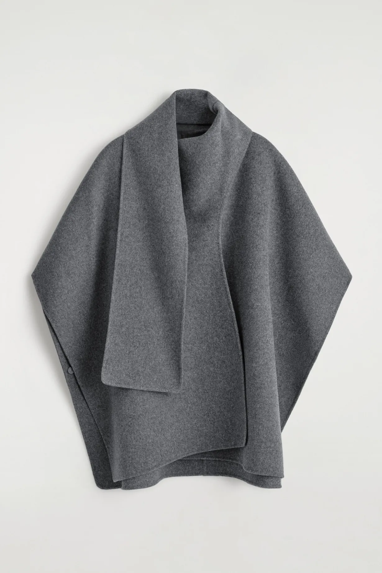 CAPE AUS DOUBLEFACE-MERINOWOLLE MIT SCHAL