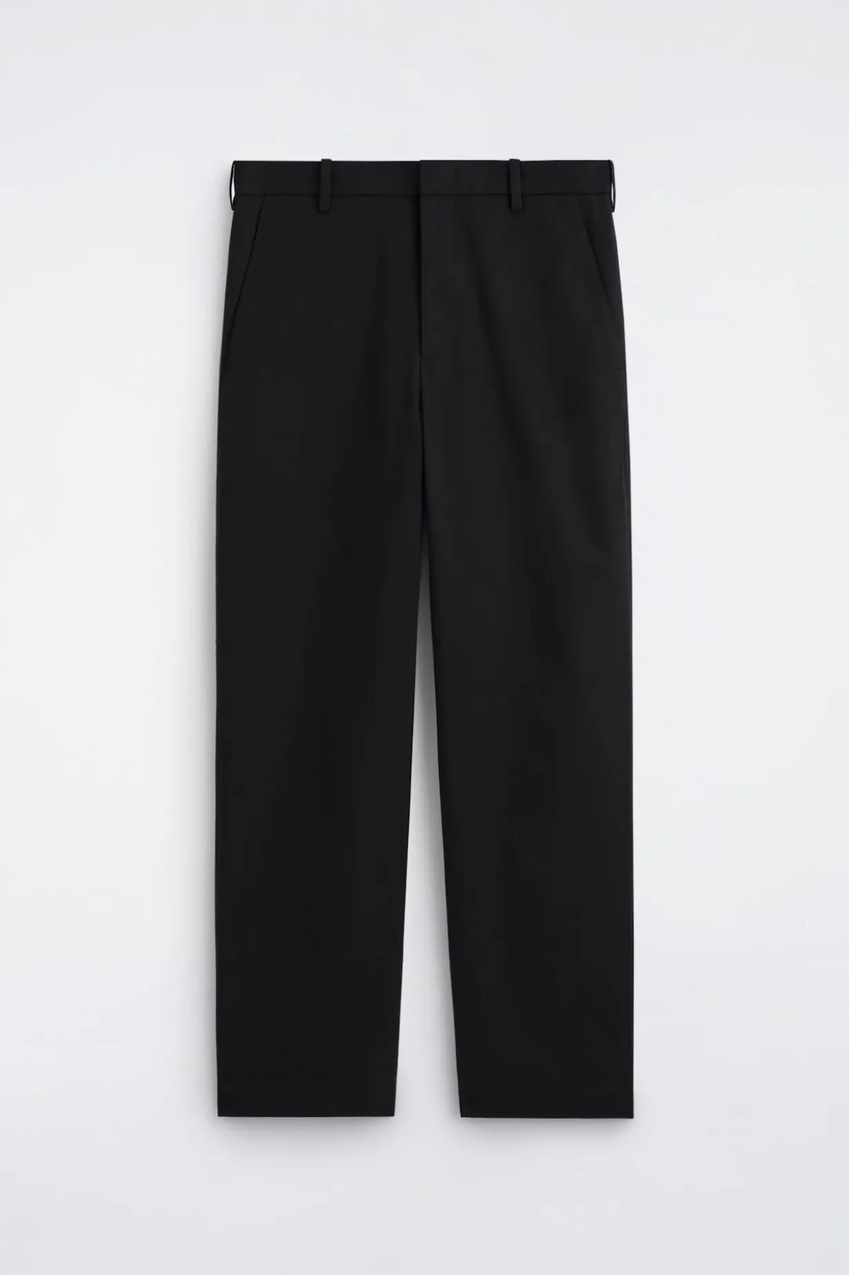 CHINOHOSE AUS BAUMWOLLE MIT WEITEM BEIN