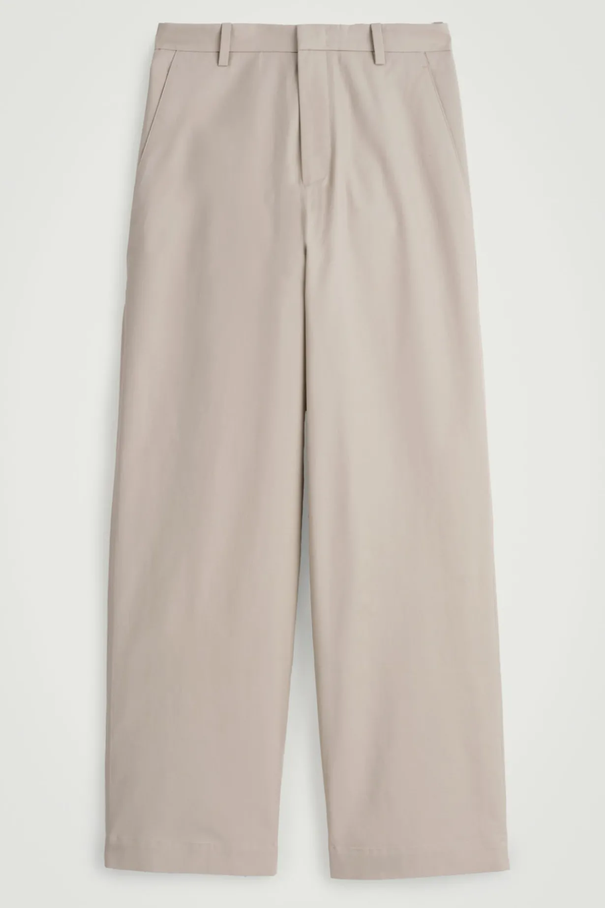 CHINOHOSE AUS BAUMWOLLE MIT WEITEM BEIN