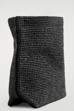 CLUTCH MIT UMSCHLAG - STROH