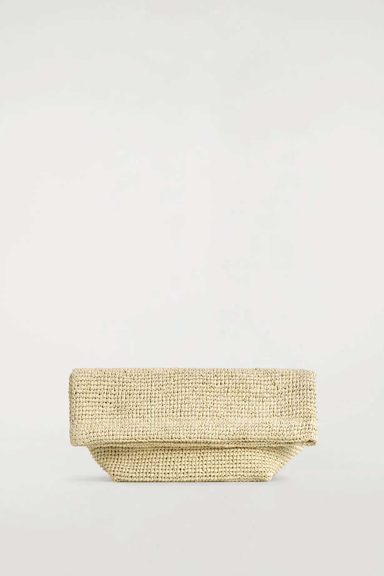 CLUTCH MIT UMSCHLAG - STROH