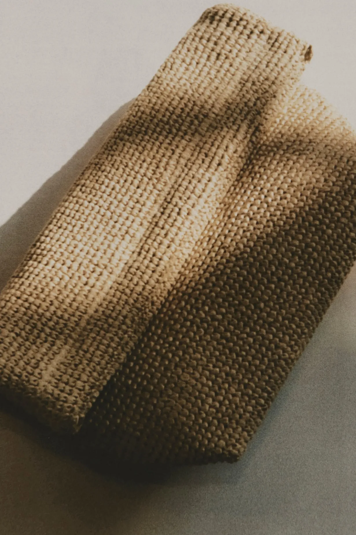 CLUTCH MIT UMSCHLAG - STROH