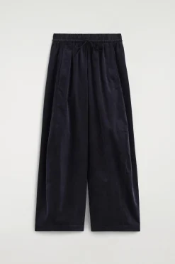 CORDHOSE MIT BARREL-BEIN UND ELASTISCHEM BUND