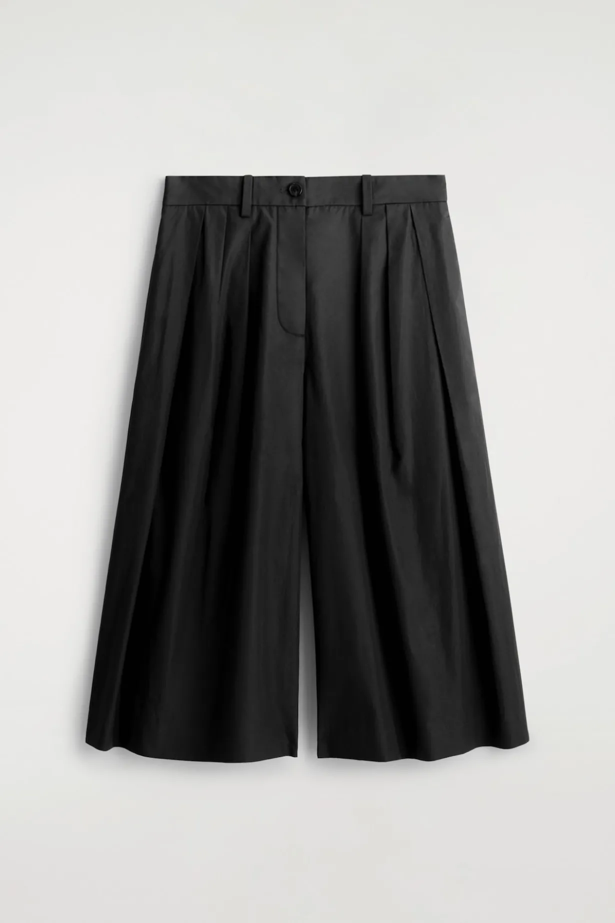 CULOTTES AUS BAUMWOLLE MIT FALTEN