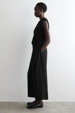 CULOTTES AUS MERINOWOLL-MIX MIT FALTEN