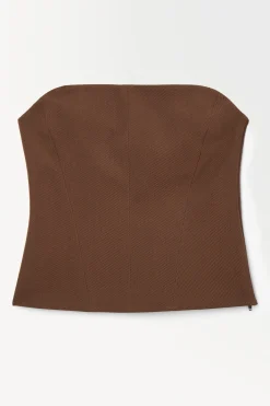 DAS BANDEAU-OBERTEIL AUS WOLLE