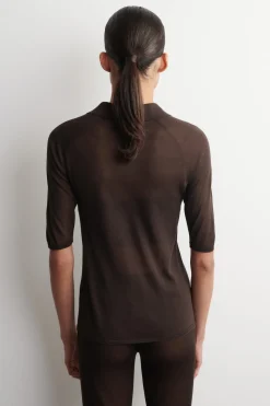 DAS TRANSPARENTE POLOHEMD AUS SEIDE