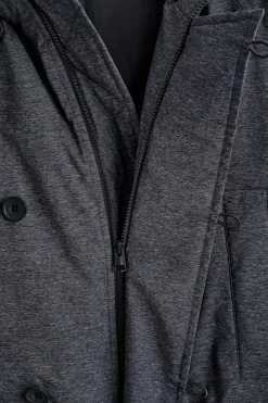 DAUNENPARKA MIT KAPUZE