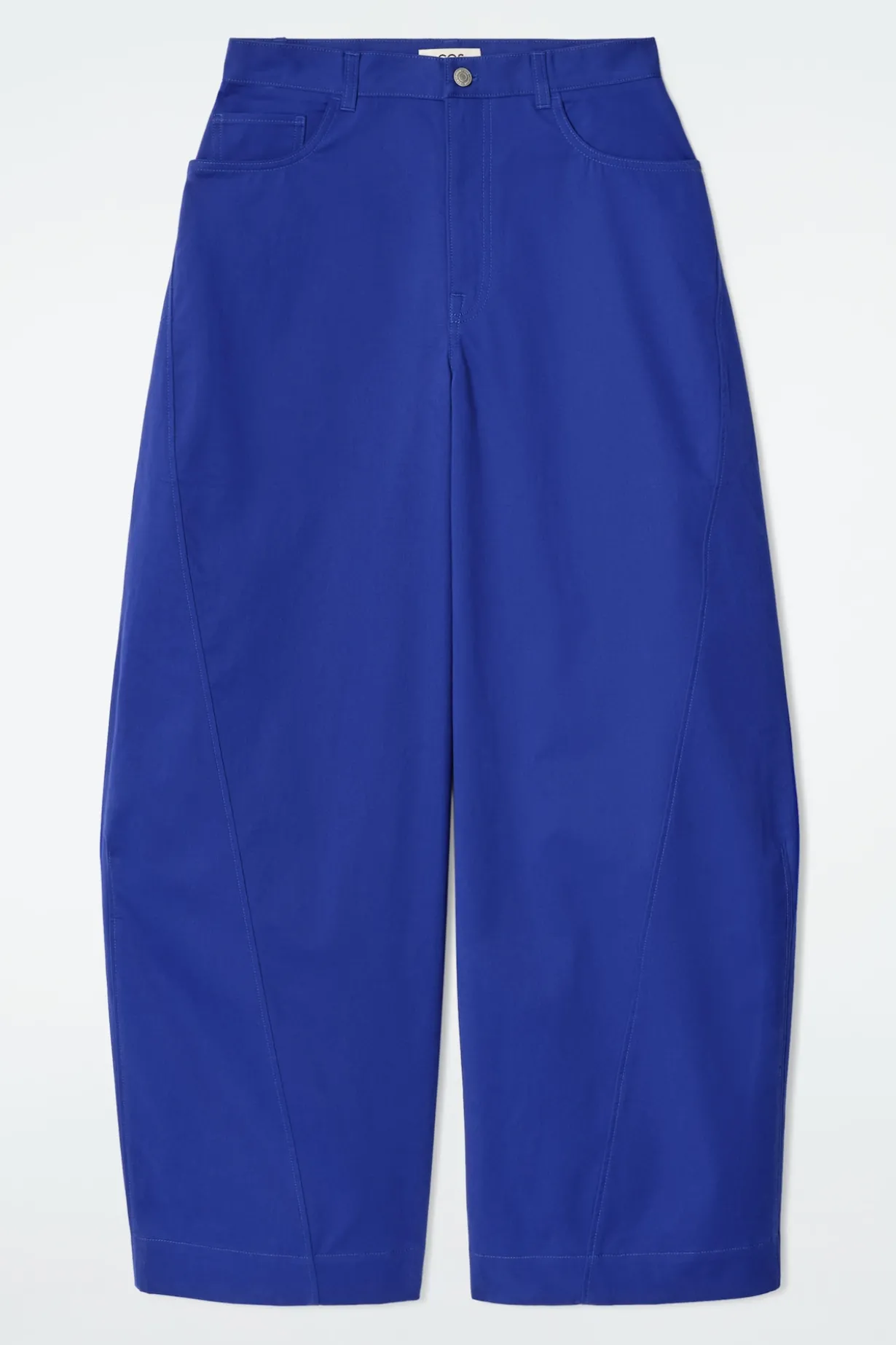 DEKONSTRUIERTE BAUMWOLLHOSE MIT BARREL-BEIN