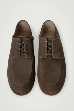 DERBY SCHUHE AUS VELOURSLEDER