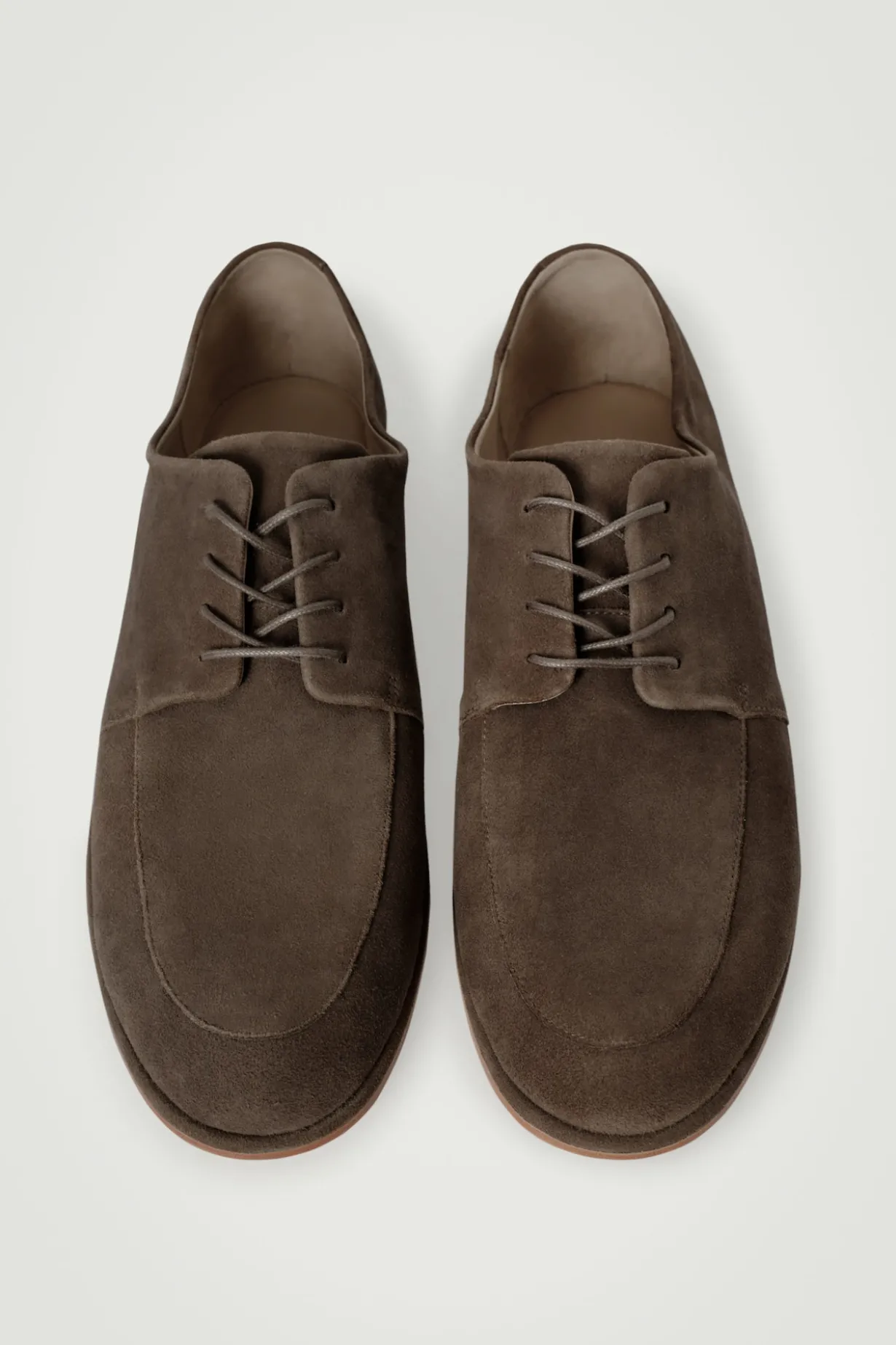 DERBY SCHUHE AUS VELOURSLEDER