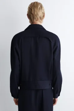 DOPPELREIHIGE JACKE AUS WOLL-MIX