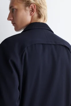 DOPPELREIHIGE JACKE AUS WOLL-MIX
