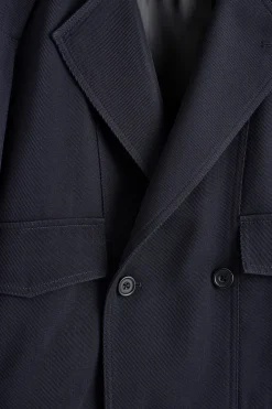 DOPPELREIHIGE JACKE AUS WOLL-MIX