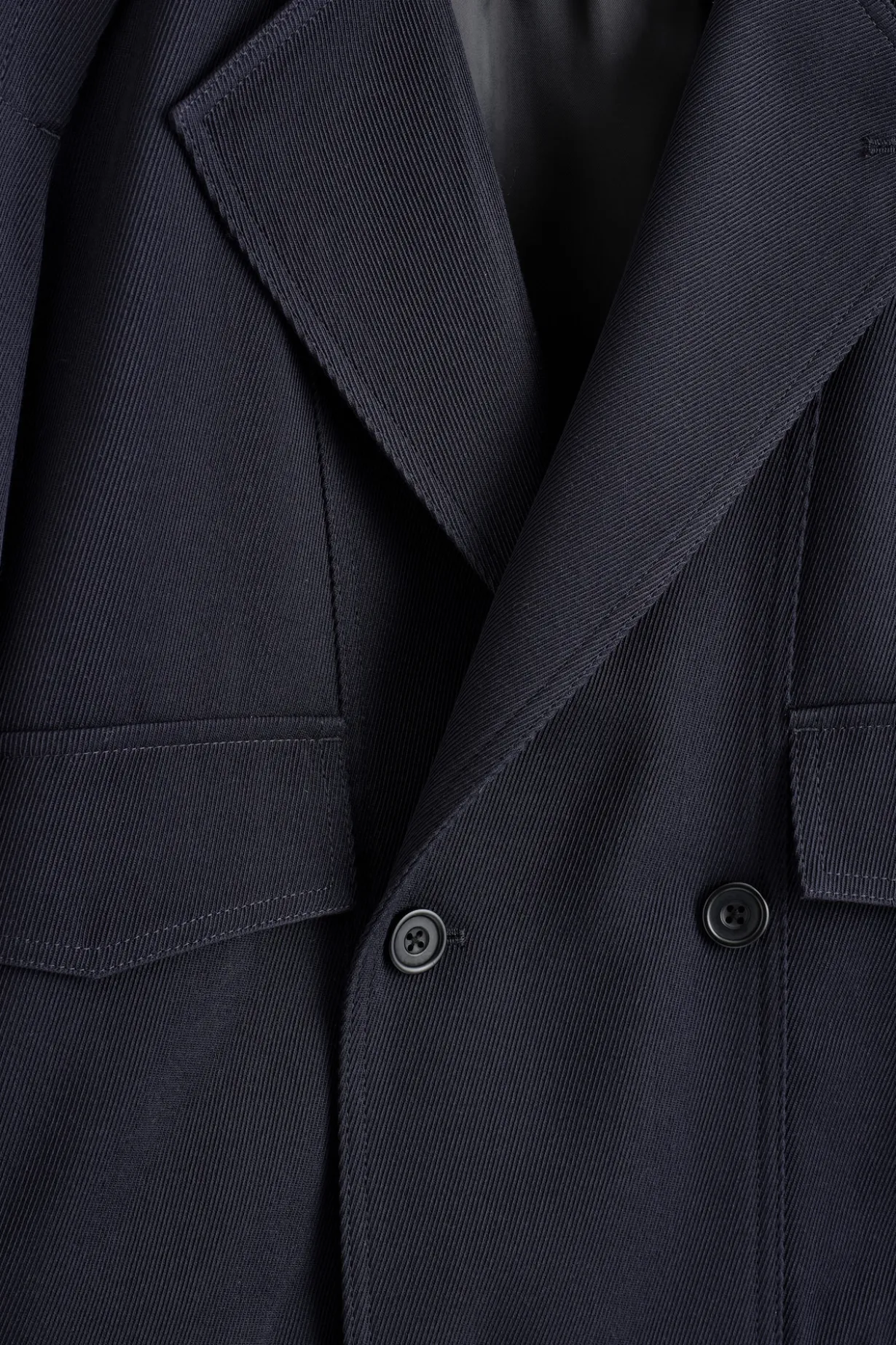 DOPPELREIHIGE JACKE AUS WOLL-MIX