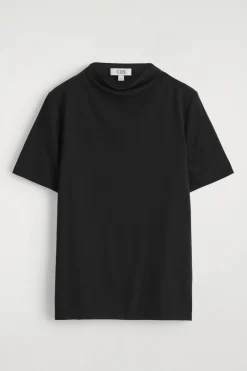 DRAPIERTES JERSEY-T-SHIRT