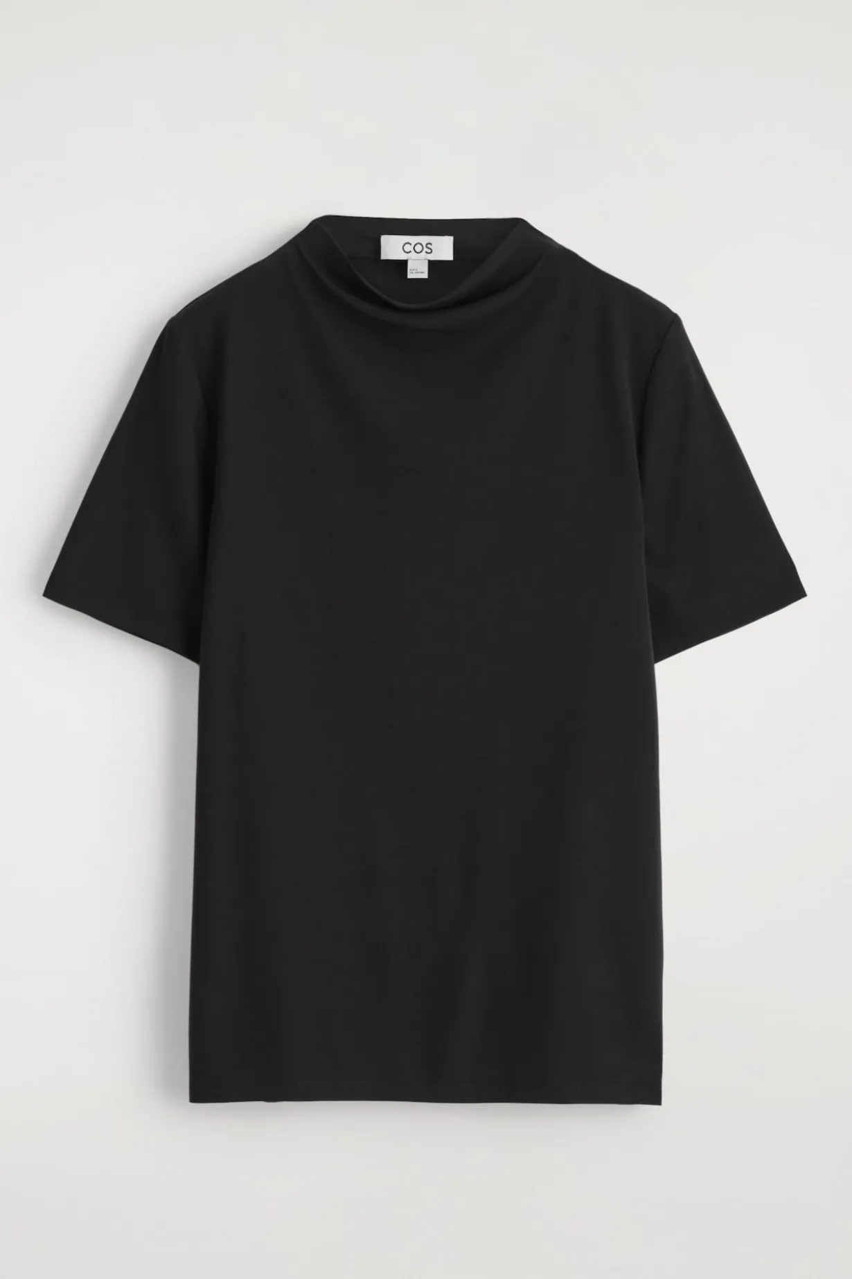 DRAPIERTES JERSEY-T-SHIRT