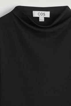 DRAPIERTES JERSEY-T-SHIRT