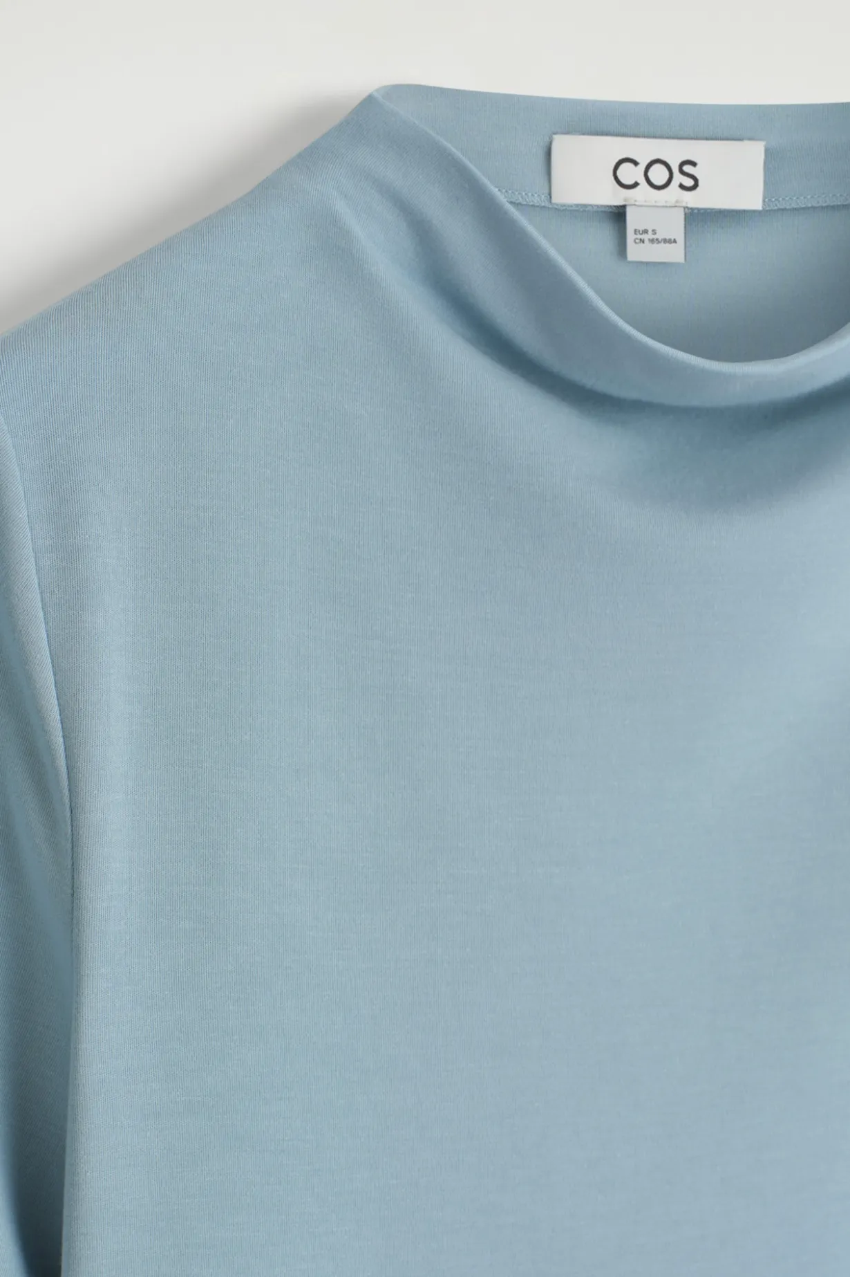 DRAPIERTES JERSEY-T-SHIRT
