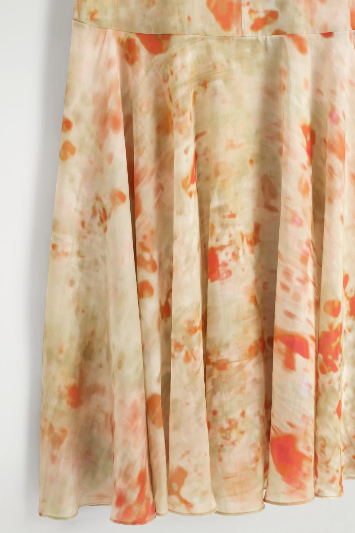 DURCHSCHEINENDES MAXIKLEID MIT FLORALEM PRINT