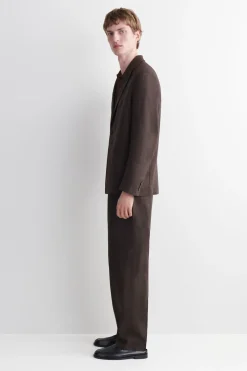 EINREIHIGER BLAZER AUS LEINEN