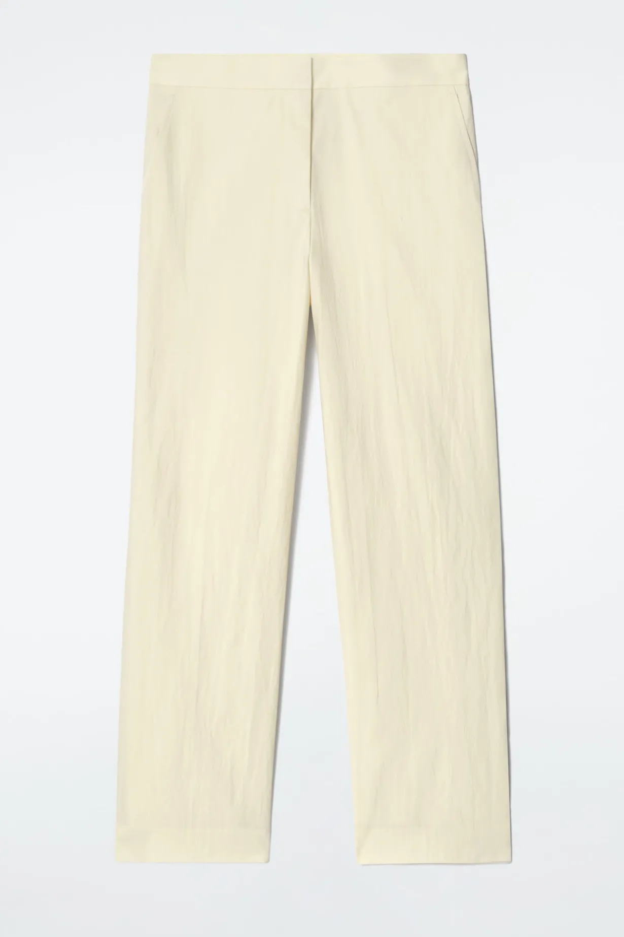 ELEGANTE BAUMWOLLHOSE MIT GERADEM BEIN
