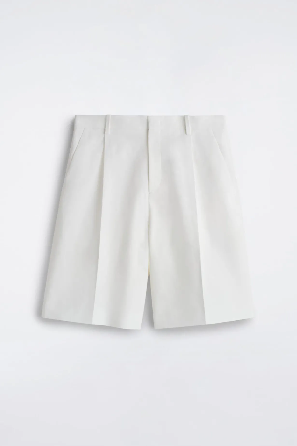 ELEGANTE BAUMWOLL-POPELINE-SHORTS