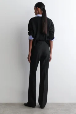 ELEGANTE HOSE AUS WOLL-MIX