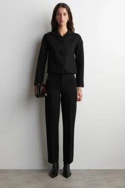 ELEGANTE HOSE MIT GERADEM BEIN