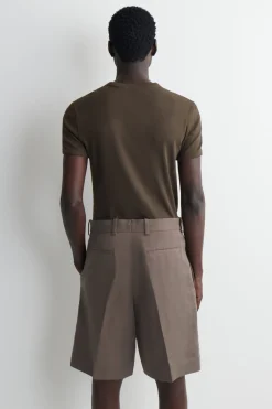 ELEGANTE SHORTS AUS LEINEN-MIX