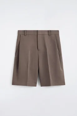 ELEGANTE SHORTS AUS LEINEN-MIX
