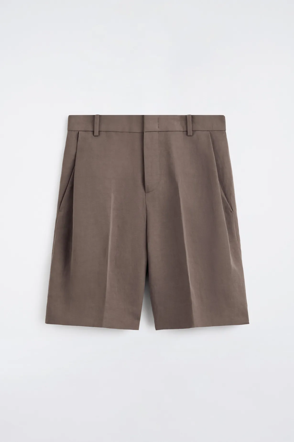 ELEGANTE SHORTS AUS LEINEN-MIX
