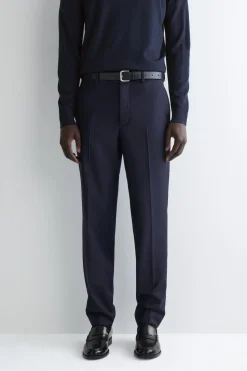 ELEGANTE WOLLHOSE MIT GERADEM BEIN
