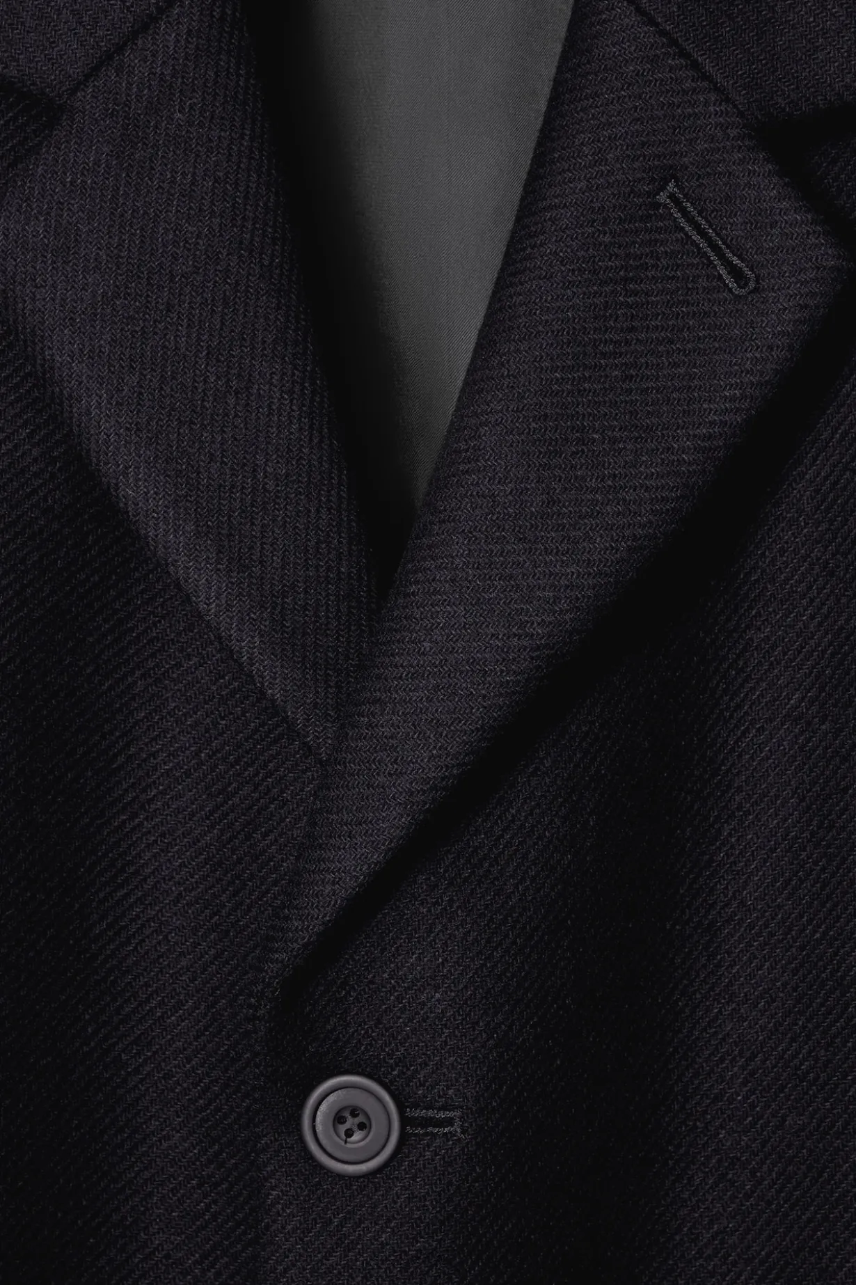 ELEGANTER MANTEL AUS WOLL-TWILL