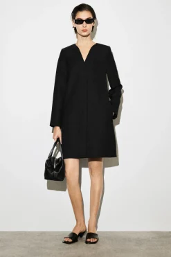ELEGANTES MINIKLEID AUS WOLL-MIX