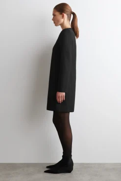 ELEGANTES MINIKLEID AUS WOLL-MIX