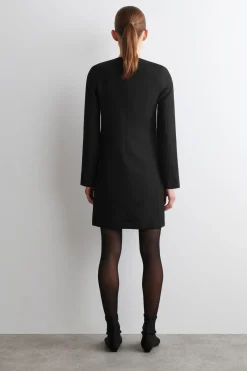 ELEGANTES MINIKLEID AUS WOLL-MIX