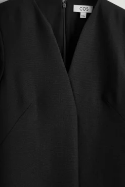 ELEGANTES MINIKLEID AUS WOLL-MIX