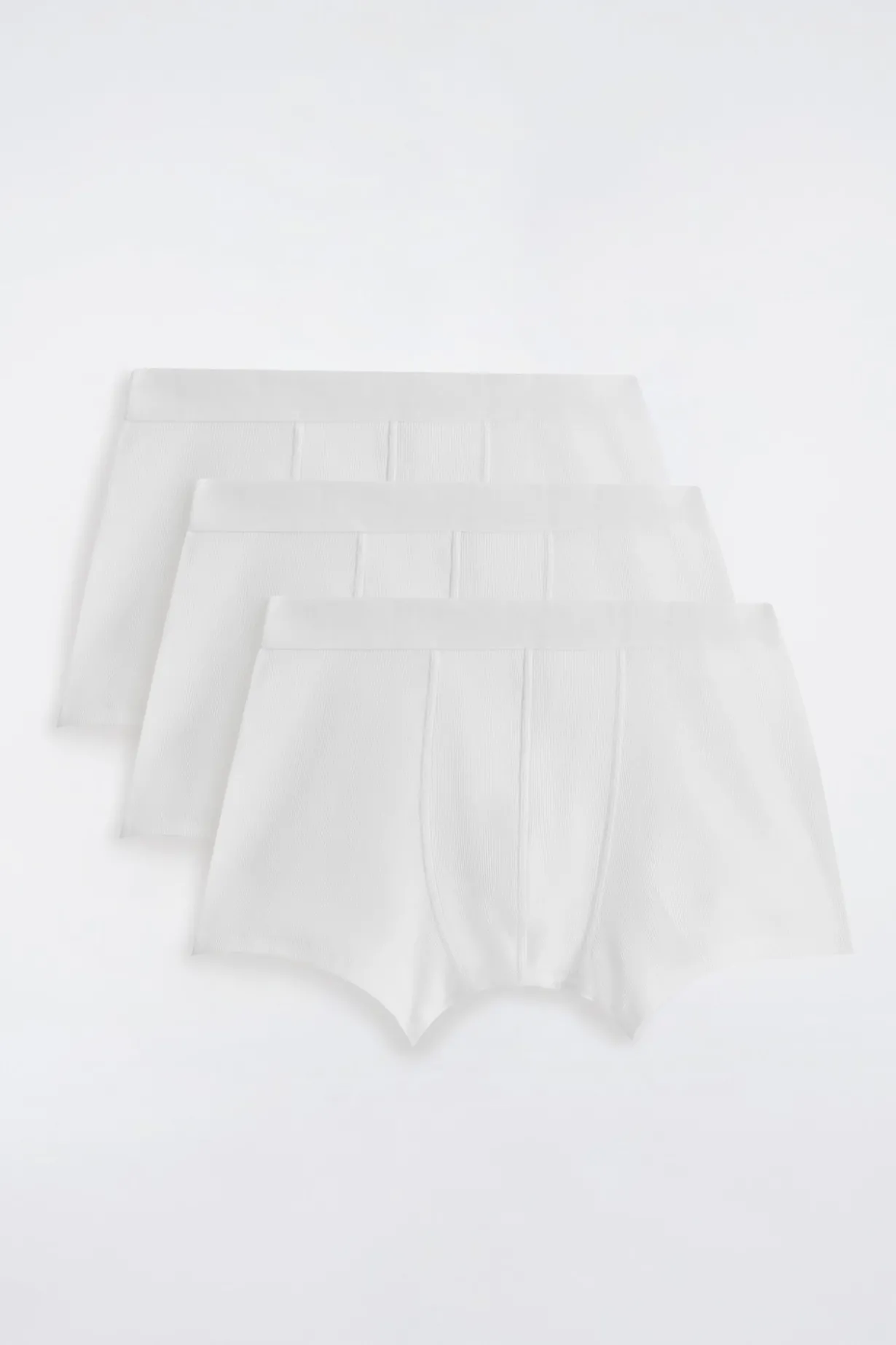 3ER-PACK GERIPPTE BOXERSHORTS