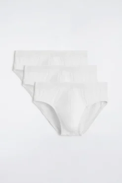 3ER-PACK GERIPPTE SLIPS