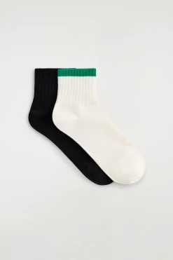 2ER-PACK GERIPPTE SPORTSOCKEN