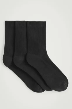 3ER-PACK GERIPPTE SPORTSOCKEN