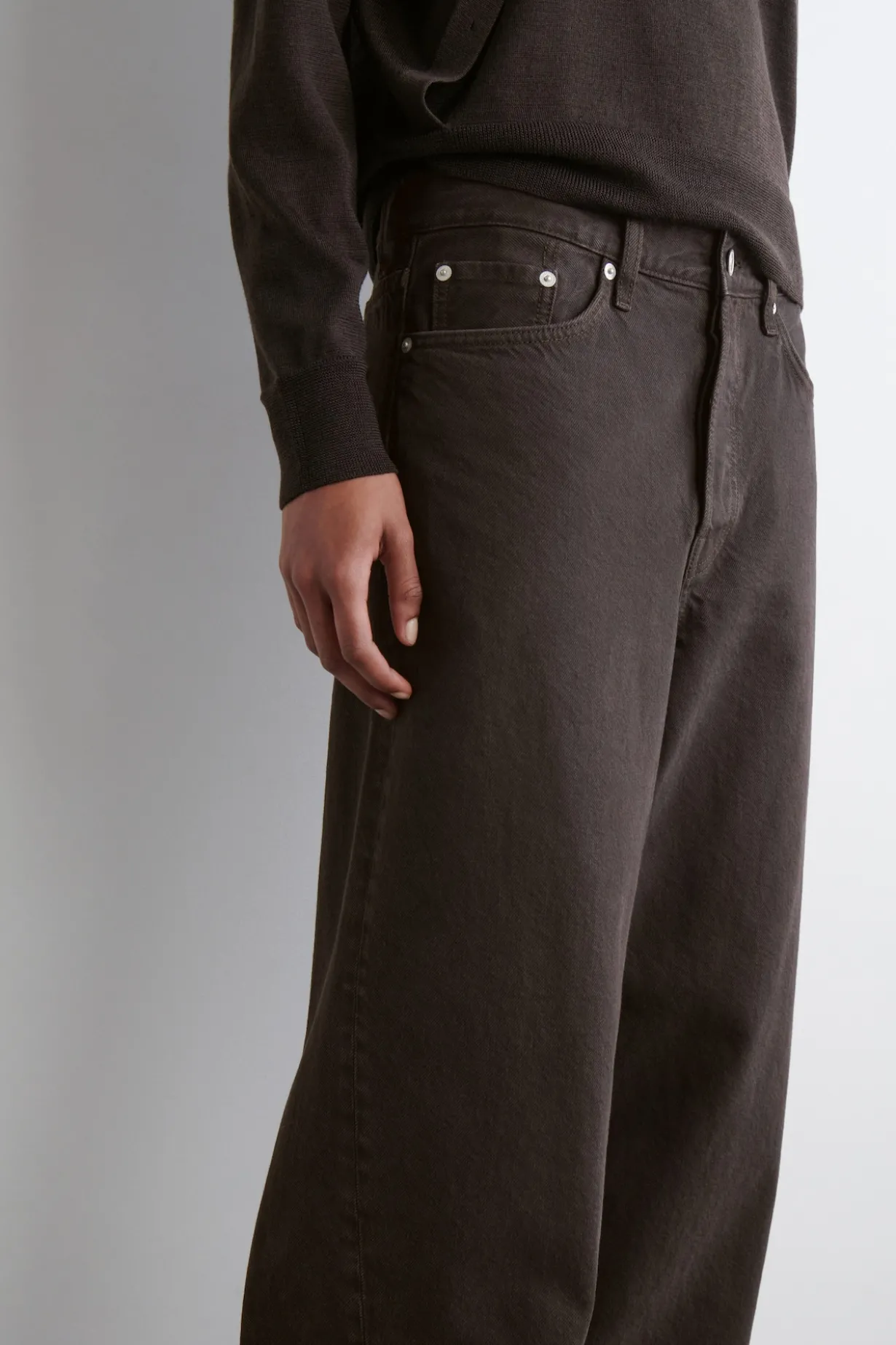 FACADE JEANS MIT GERADEM BEIN