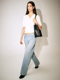 FACADE JEANS MIT GERADEM BEIN