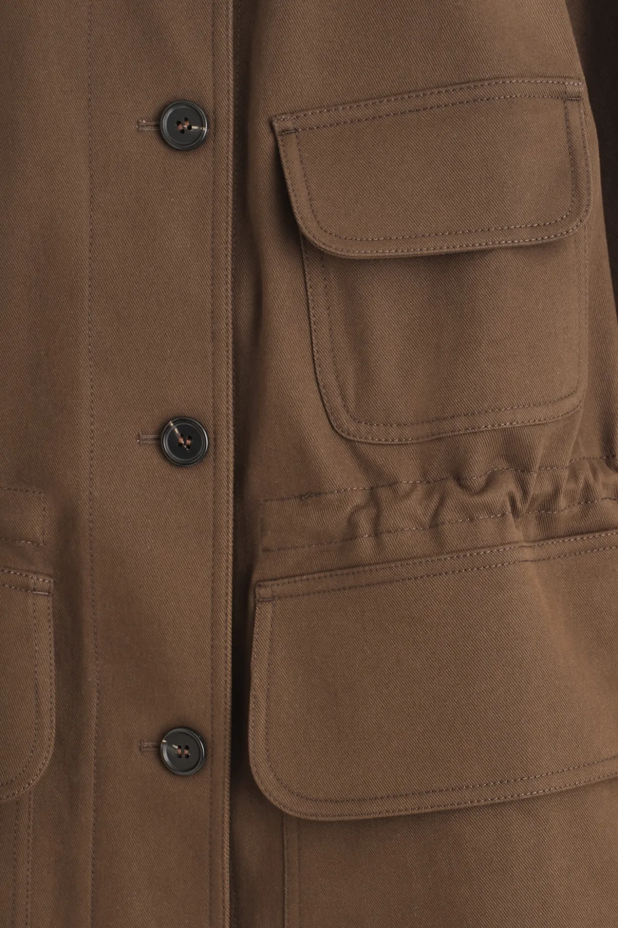 FELDJACKE MIT KRAGEN AUS VELOURSLEDER