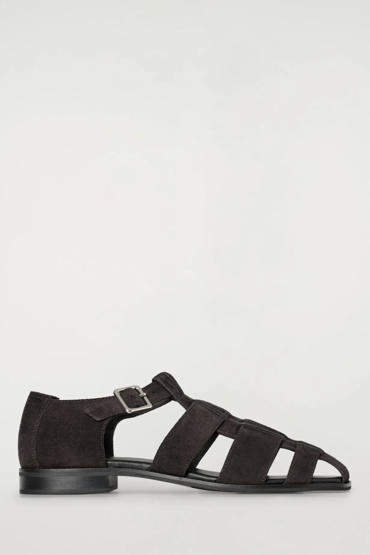 FISHERMAN-SANDALEN AUS VELOURSLEDER