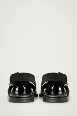 FISHERMAN-SANDALEN AUS VELOURSLEDER