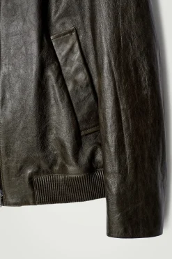 FLIEGERJACKE AUS LEDER