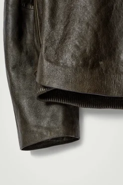 FLIEGERJACKE AUS LEDER